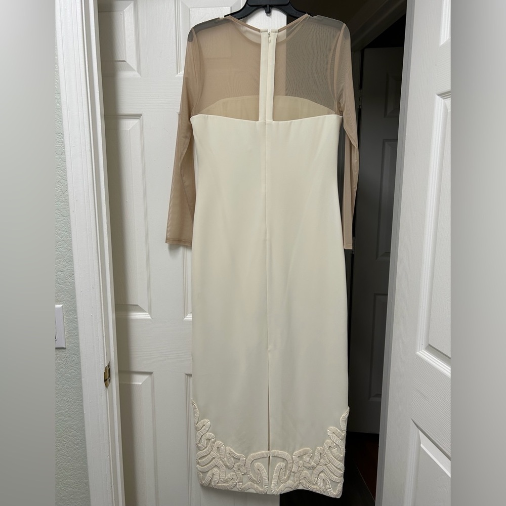 NWT ANTONIO MELANI x Elizabeth Damrich Babe Mesh Crepe Soutache Dress, Size 4 - Picture 11 of 16